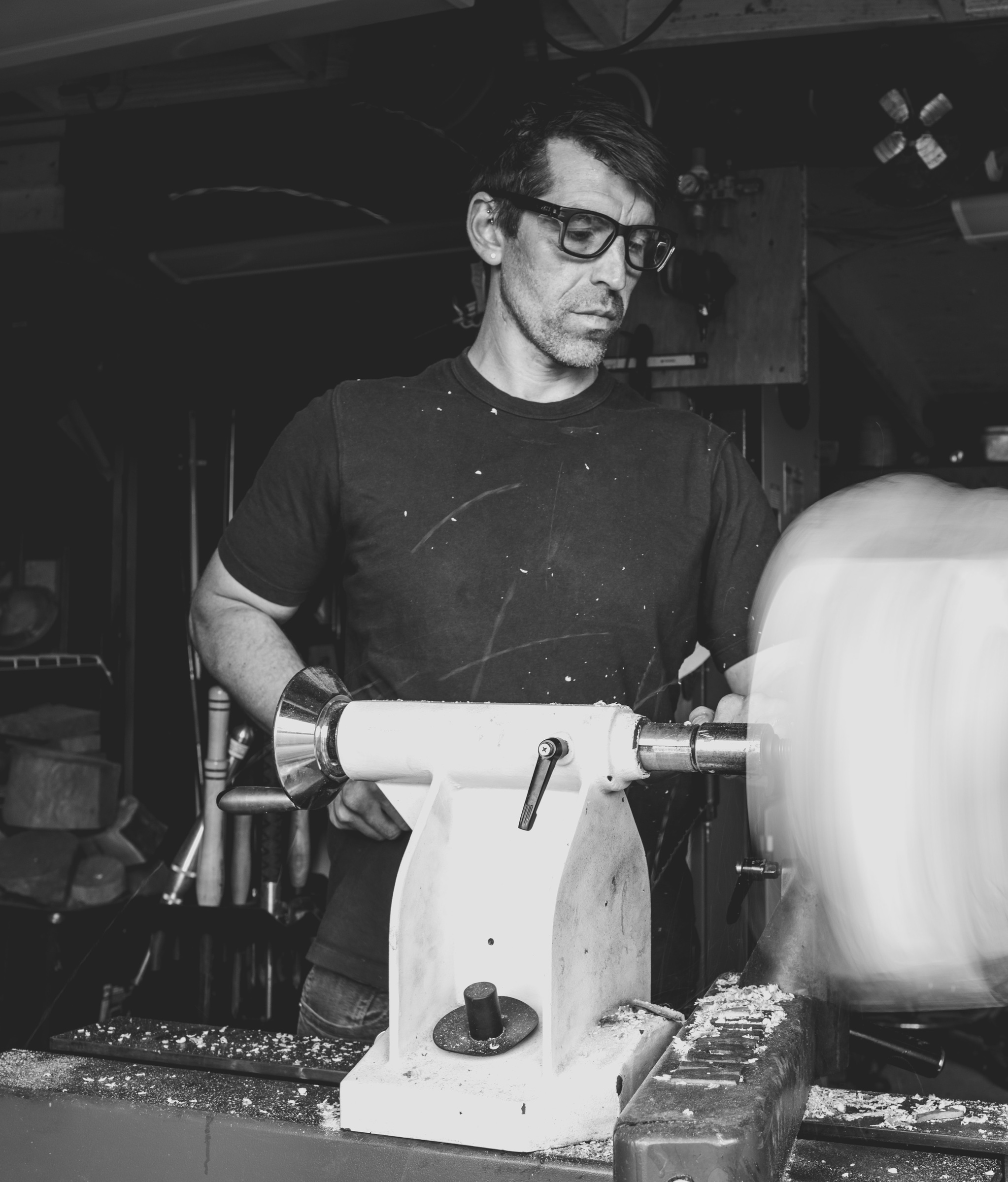 Evan Tenenbaum in the studio